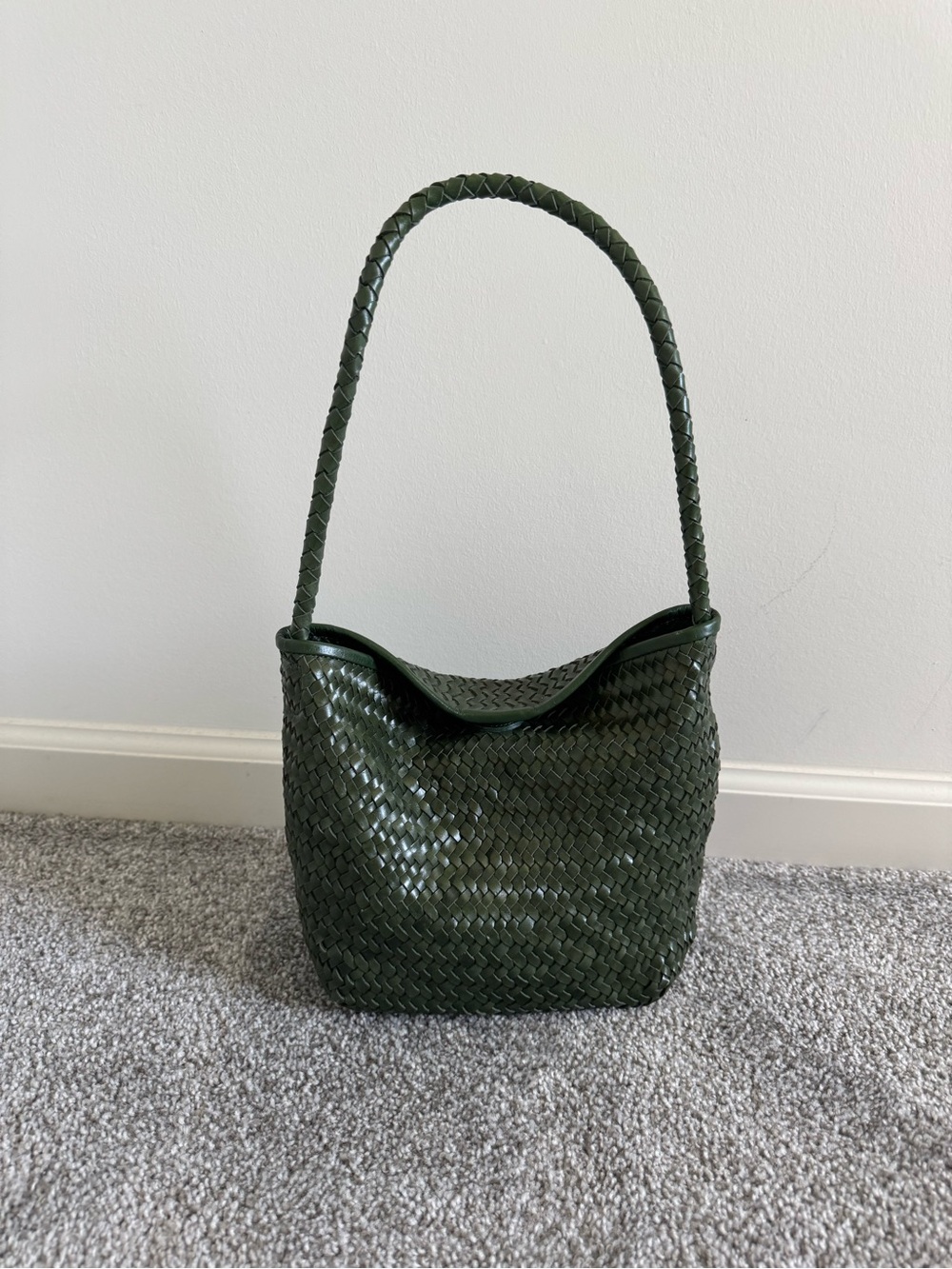 Madewell Golf Green Woven Shoulder Bag